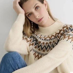 J Crew Fair Isle Wool Turtleneck Sweater - 2022 Purchase